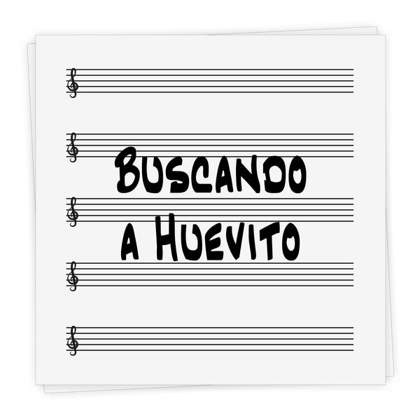 Buscando a Huevito - Lead Sheet in Bb and C