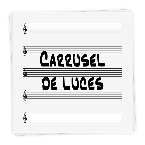 Carrusel de Luces - Lead Sheet in Bb and C
