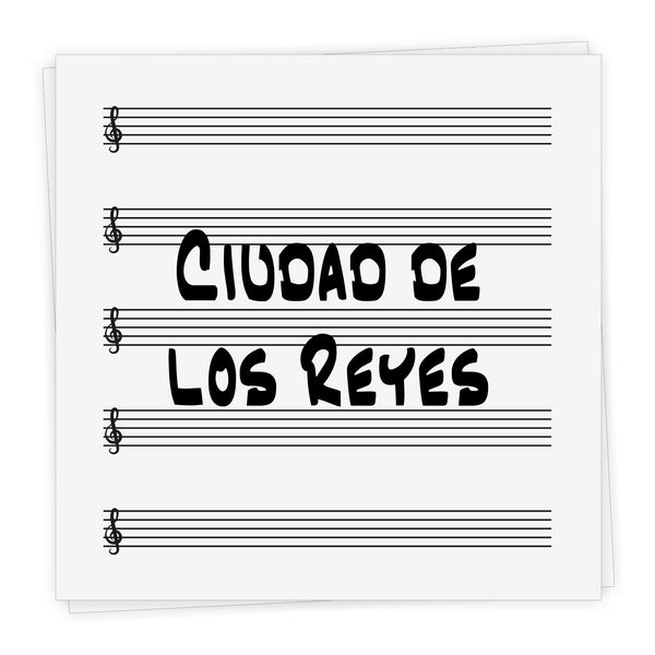 Ciudad de Los Reyes - Lead Sheet in Bb and C